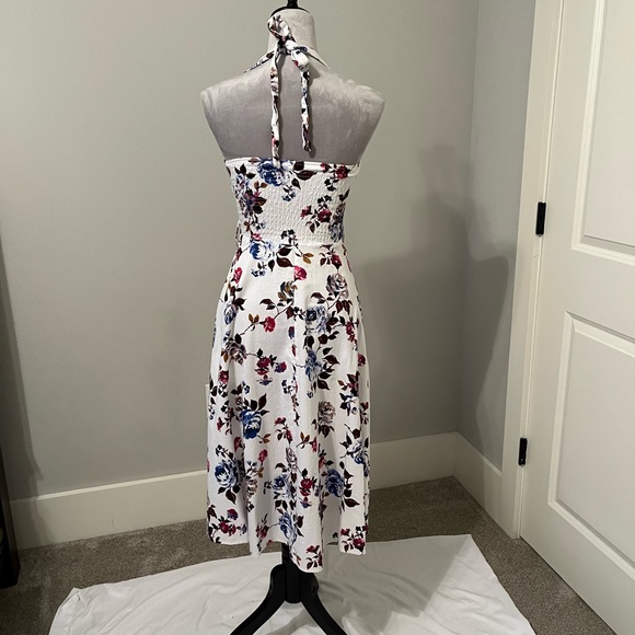 Floral Halter dress vintage style - Picture 5 of 7